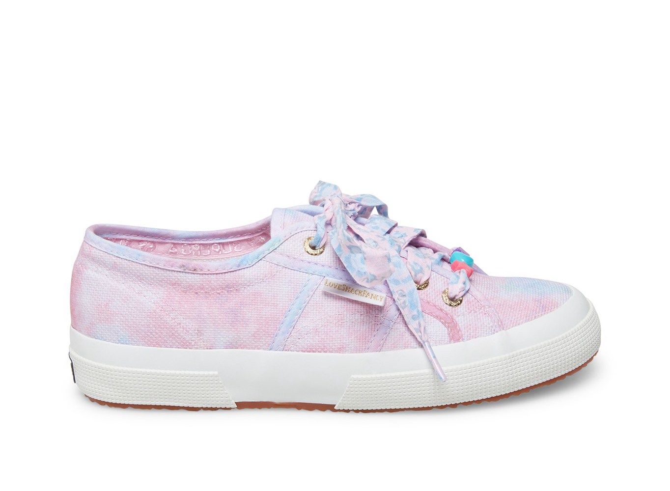 Espadrille Feminino Rosa - Superga 2750 Fancotbindingsbeadsw - EFQCD-1394